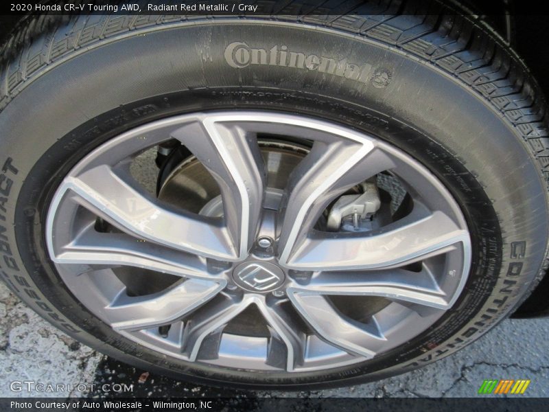Radiant Red Metallic / Gray 2020 Honda CR-V Touring AWD