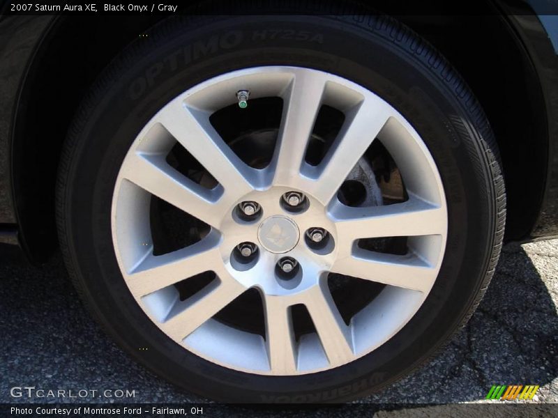 Black Onyx / Gray 2007 Saturn Aura XE