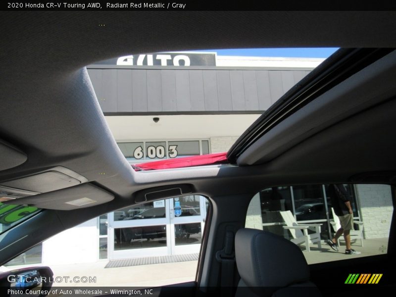 Radiant Red Metallic / Gray 2020 Honda CR-V Touring AWD