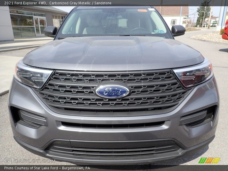 Carbonized Gray Metallic / Sandstone 2021 Ford Explorer 4WD