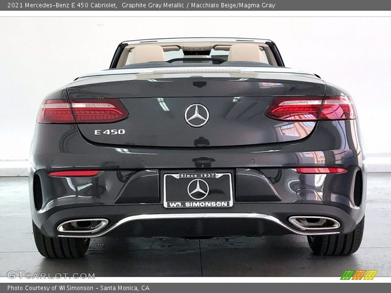 Graphite Gray Metallic / Macchiato Beige/Magma Gray 2021 Mercedes-Benz E 450 Cabriolet