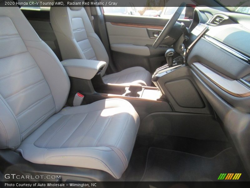 Radiant Red Metallic / Gray 2020 Honda CR-V Touring AWD