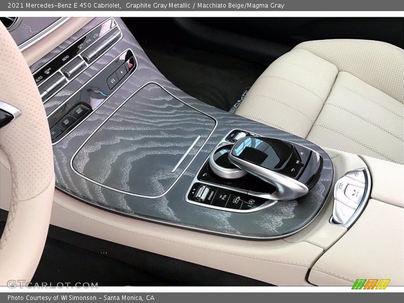 Graphite Gray Metallic / Macchiato Beige/Magma Gray 2021 Mercedes-Benz E 450 Cabriolet