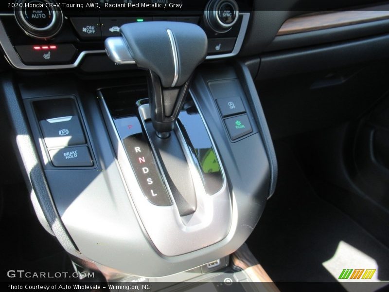 Radiant Red Metallic / Gray 2020 Honda CR-V Touring AWD