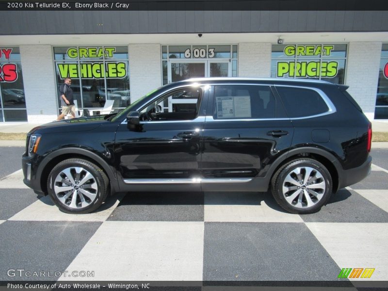 Ebony Black / Gray 2020 Kia Telluride EX
