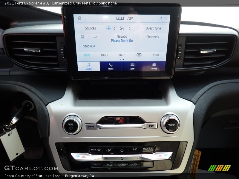 Carbonized Gray Metallic / Sandstone 2021 Ford Explorer 4WD