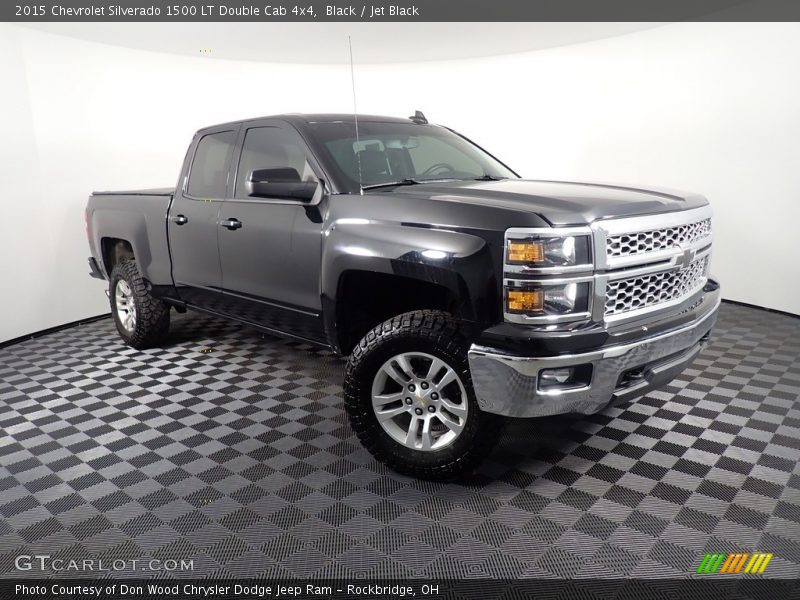 Black / Jet Black 2015 Chevrolet Silverado 1500 LT Double Cab 4x4
