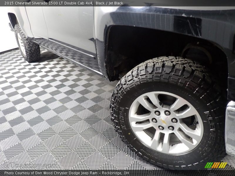 Black / Jet Black 2015 Chevrolet Silverado 1500 LT Double Cab 4x4