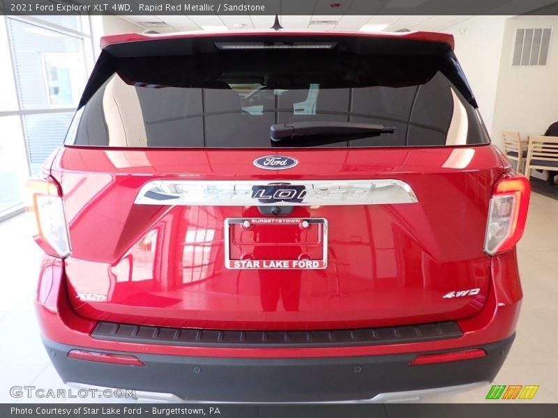 Rapid Red Metallic / Sandstone 2021 Ford Explorer XLT 4WD