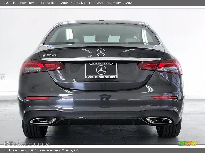 Graphite Gray Metallic / Neva Gray/Magma Gray 2021 Mercedes-Benz E 350 Sedan