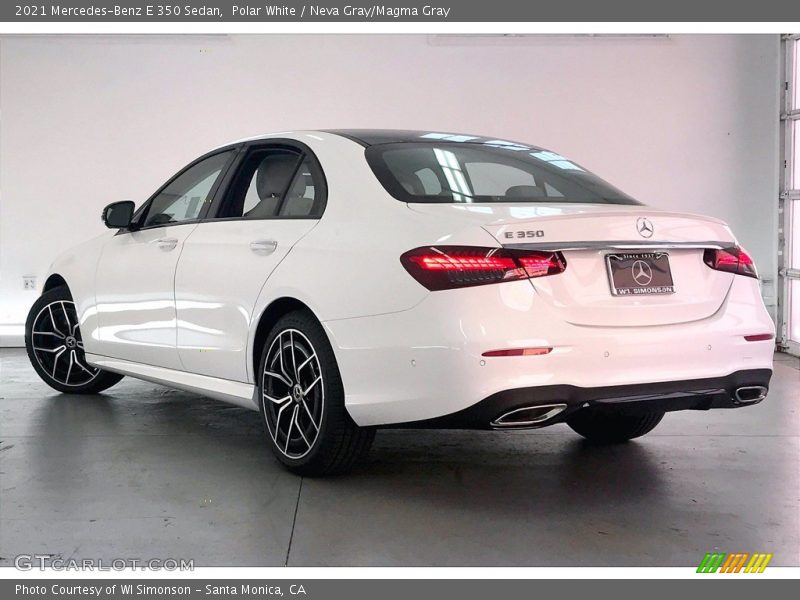 Polar White / Neva Gray/Magma Gray 2021 Mercedes-Benz E 350 Sedan