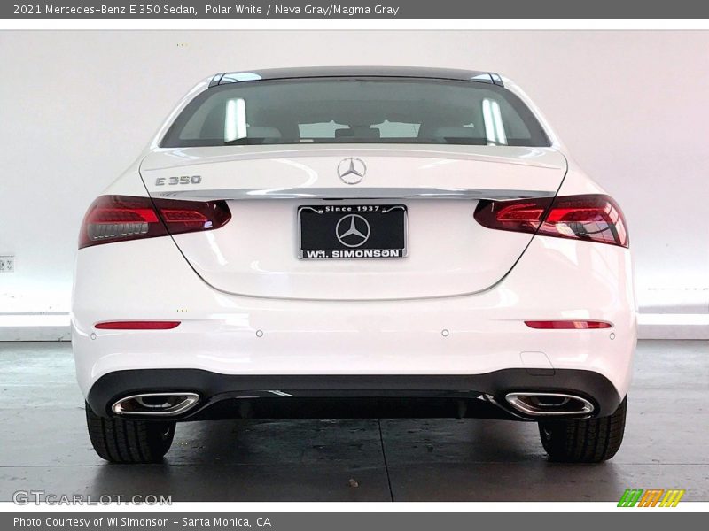 Polar White / Neva Gray/Magma Gray 2021 Mercedes-Benz E 350 Sedan