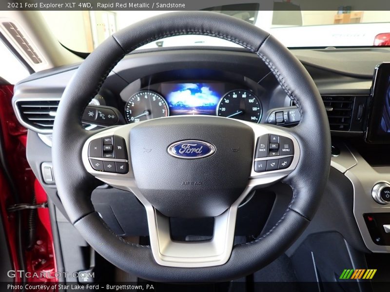 Rapid Red Metallic / Sandstone 2021 Ford Explorer XLT 4WD