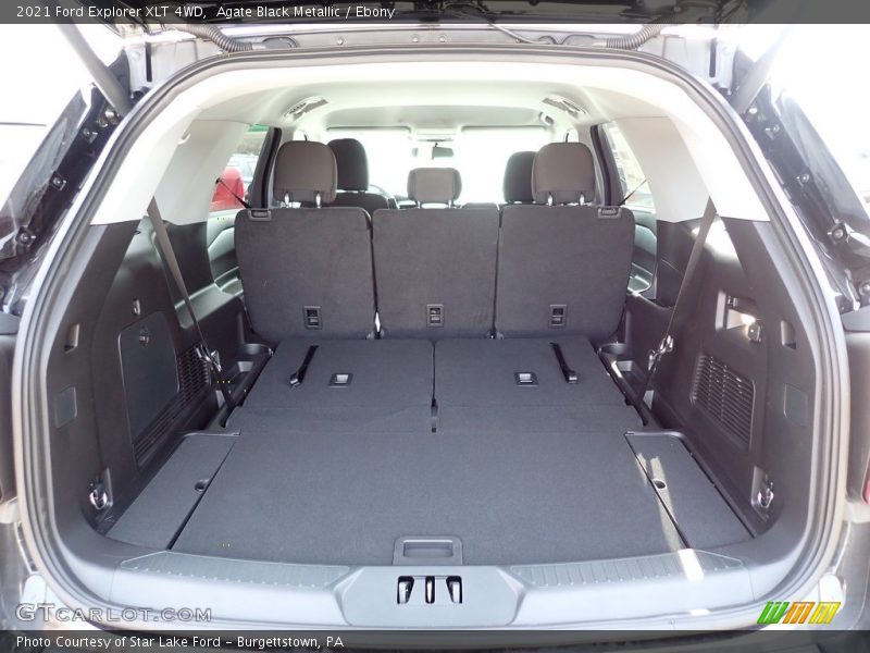 Agate Black Metallic / Ebony 2021 Ford Explorer XLT 4WD