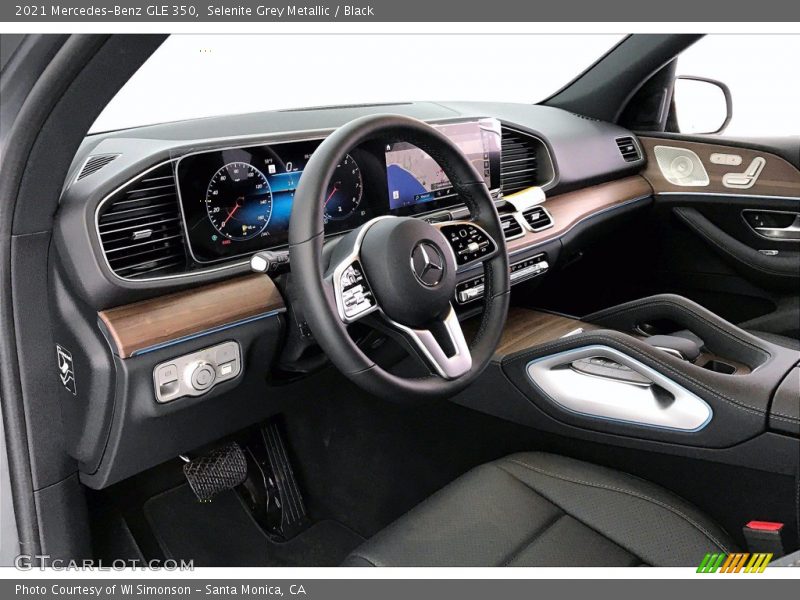 Selenite Grey Metallic / Black 2021 Mercedes-Benz GLE 350