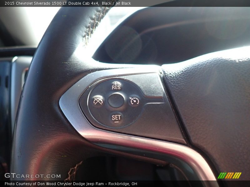 Black / Jet Black 2015 Chevrolet Silverado 1500 LT Double Cab 4x4