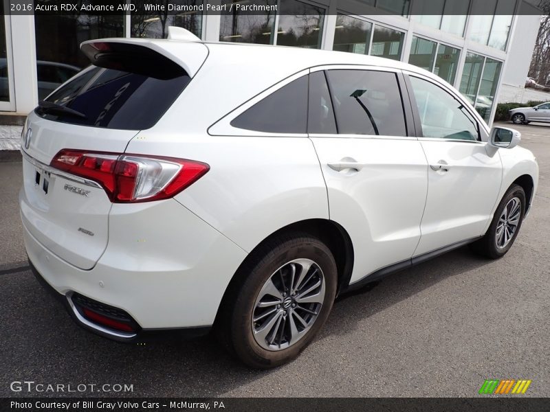 White Diamond Pearl / Parchment 2016 Acura RDX Advance AWD