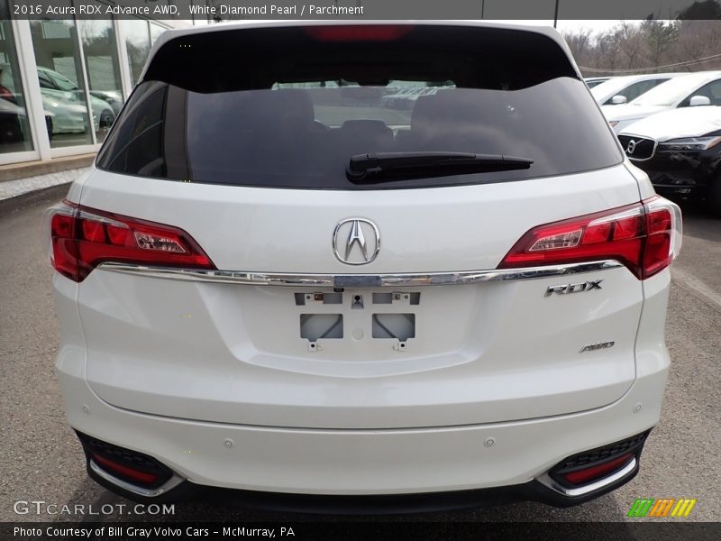 White Diamond Pearl / Parchment 2016 Acura RDX Advance AWD