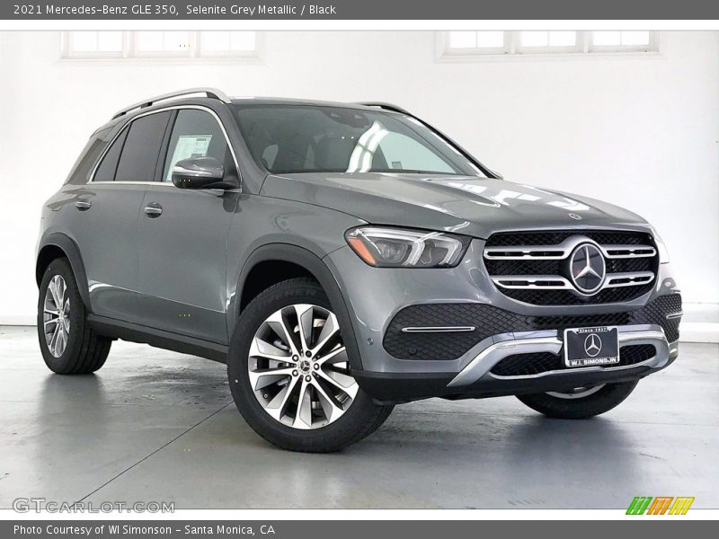 Selenite Grey Metallic / Black 2021 Mercedes-Benz GLE 350