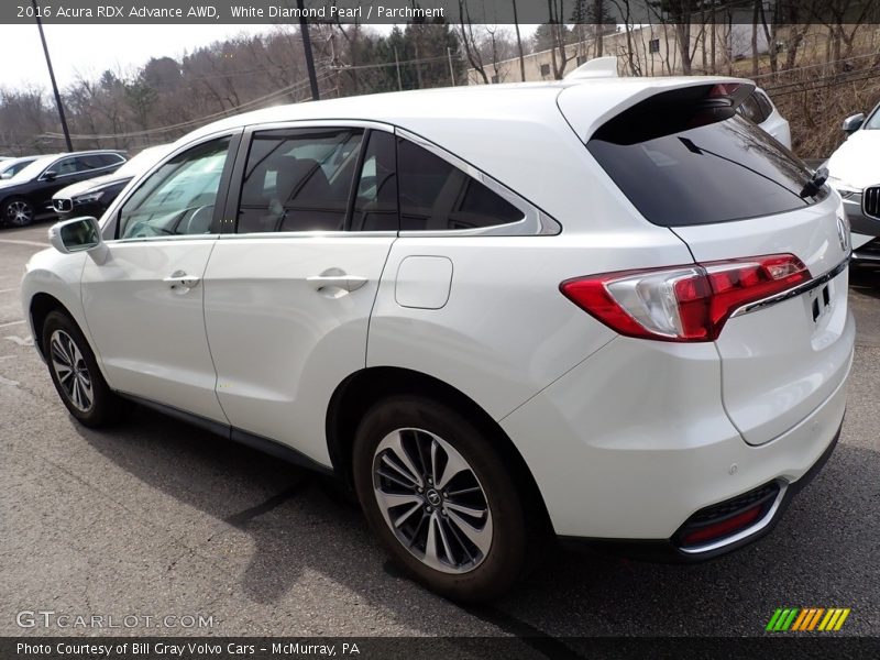 White Diamond Pearl / Parchment 2016 Acura RDX Advance AWD