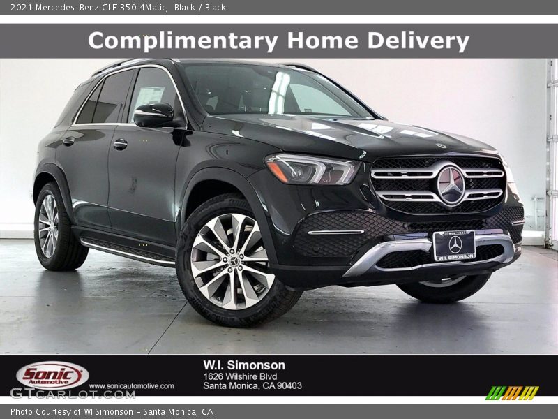 Black / Black 2021 Mercedes-Benz GLE 350 4Matic