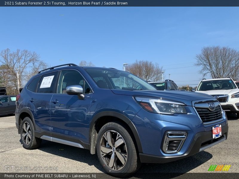 Horizon Blue Pearl / Saddle Brown 2021 Subaru Forester 2.5i Touring