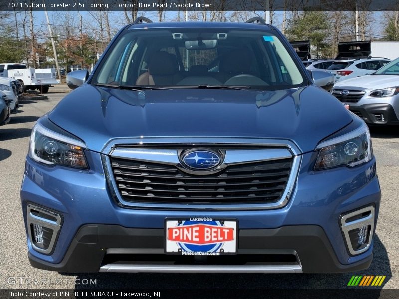 Horizon Blue Pearl / Saddle Brown 2021 Subaru Forester 2.5i Touring
