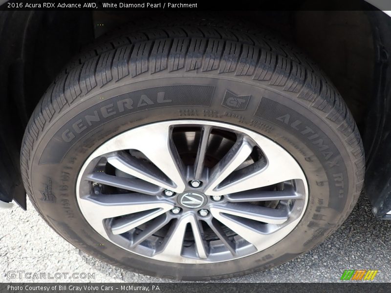 White Diamond Pearl / Parchment 2016 Acura RDX Advance AWD