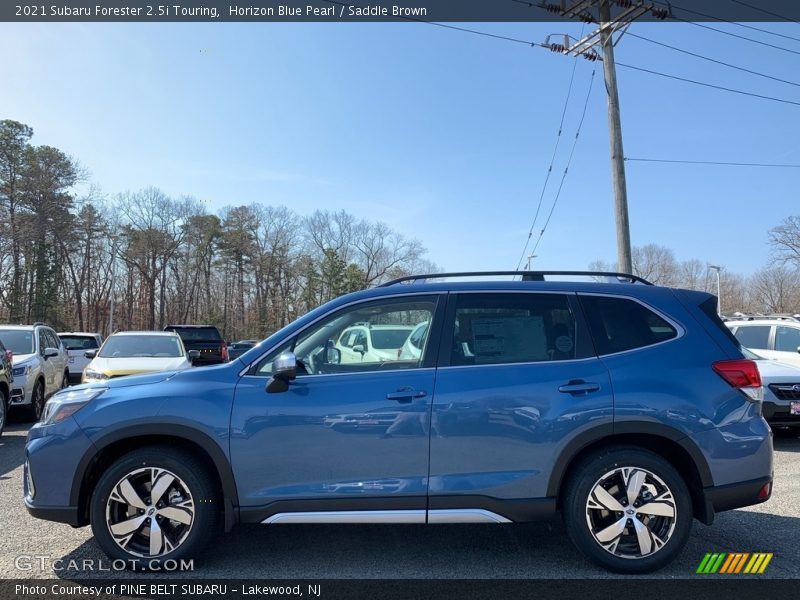 Horizon Blue Pearl / Saddle Brown 2021 Subaru Forester 2.5i Touring