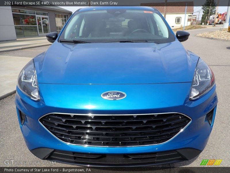 Velocity Blue Metallic / Dark Earth Gray 2021 Ford Escape SE 4WD