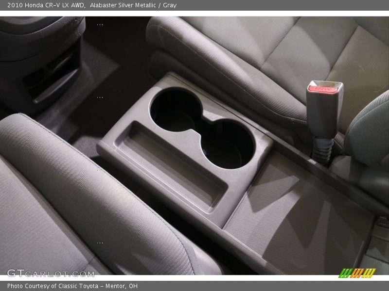 Alabaster Silver Metallic / Gray 2010 Honda CR-V LX AWD