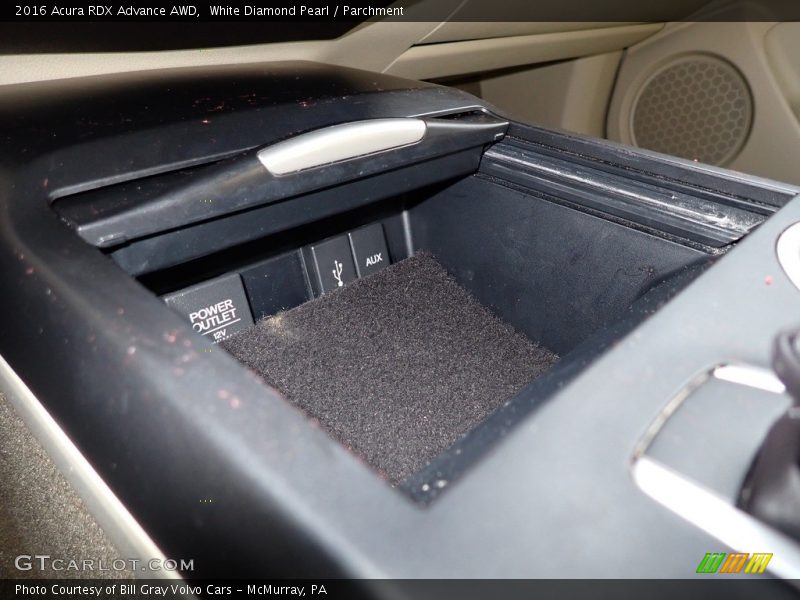 White Diamond Pearl / Parchment 2016 Acura RDX Advance AWD