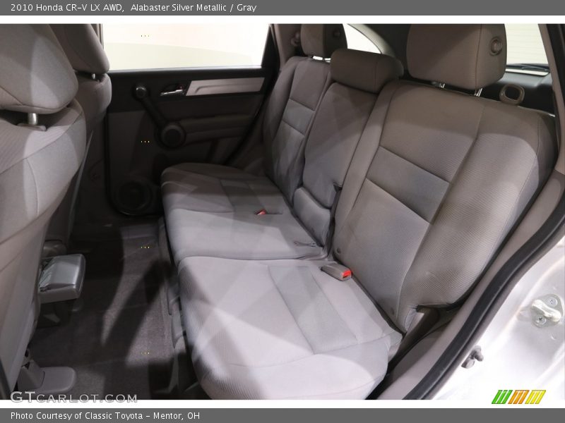Alabaster Silver Metallic / Gray 2010 Honda CR-V LX AWD