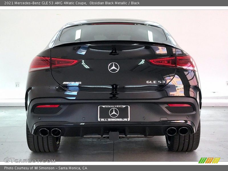 Obsidian Black Metallic / Black 2021 Mercedes-Benz GLE 53 AMG 4Matic Coupe