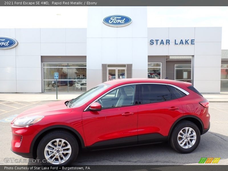 Rapid Red Metallic / Ebony 2021 Ford Escape SE 4WD