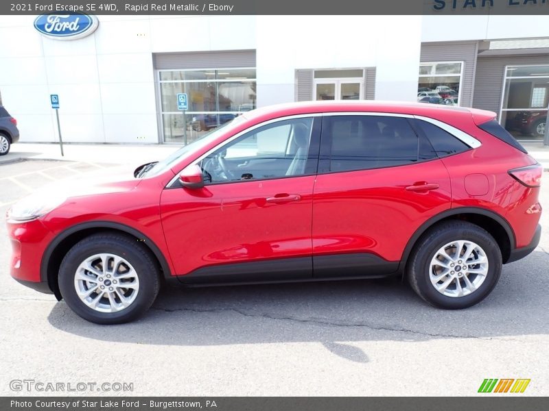 Rapid Red Metallic / Ebony 2021 Ford Escape SE 4WD