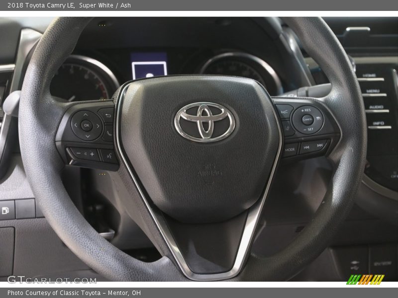 Super White / Ash 2018 Toyota Camry LE