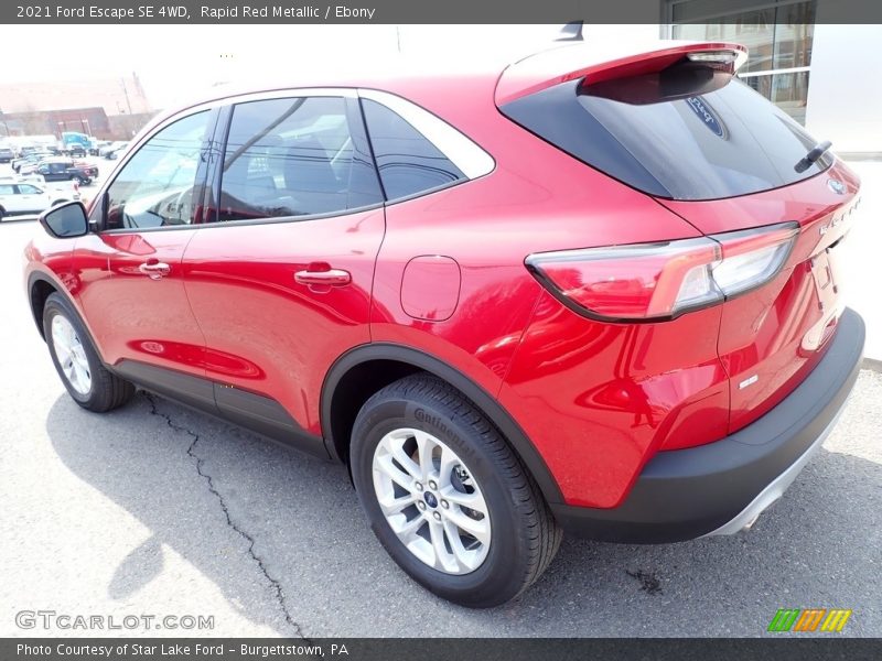 Rapid Red Metallic / Ebony 2021 Ford Escape SE 4WD