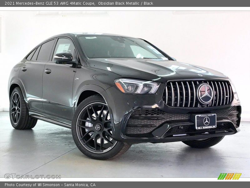 Obsidian Black Metallic / Black 2021 Mercedes-Benz GLE 53 AMG 4Matic Coupe