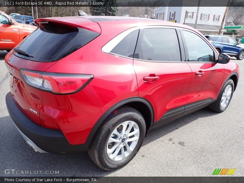 Rapid Red Metallic / Ebony 2021 Ford Escape SE 4WD
