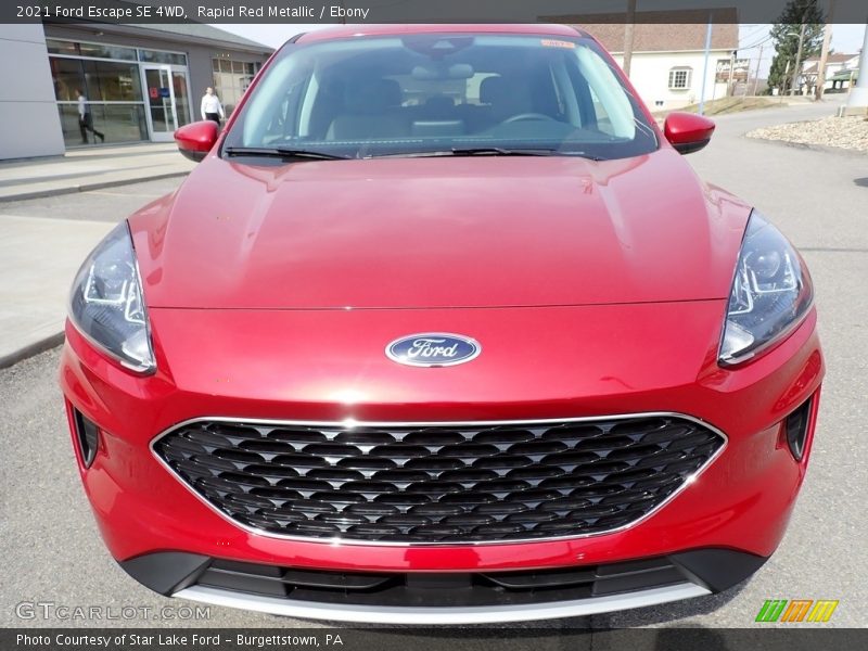 Rapid Red Metallic / Ebony 2021 Ford Escape SE 4WD