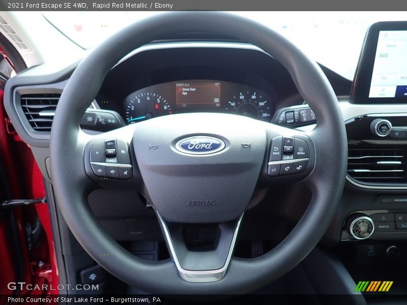  2021 Escape SE 4WD Steering Wheel