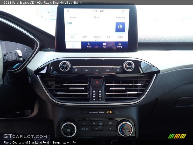 Rapid Red Metallic / Ebony 2021 Ford Escape SE 4WD
