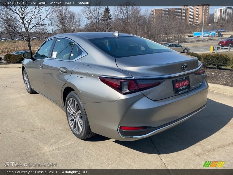 Atomic Silver / Chateau 2021 Lexus ES 250 AWD