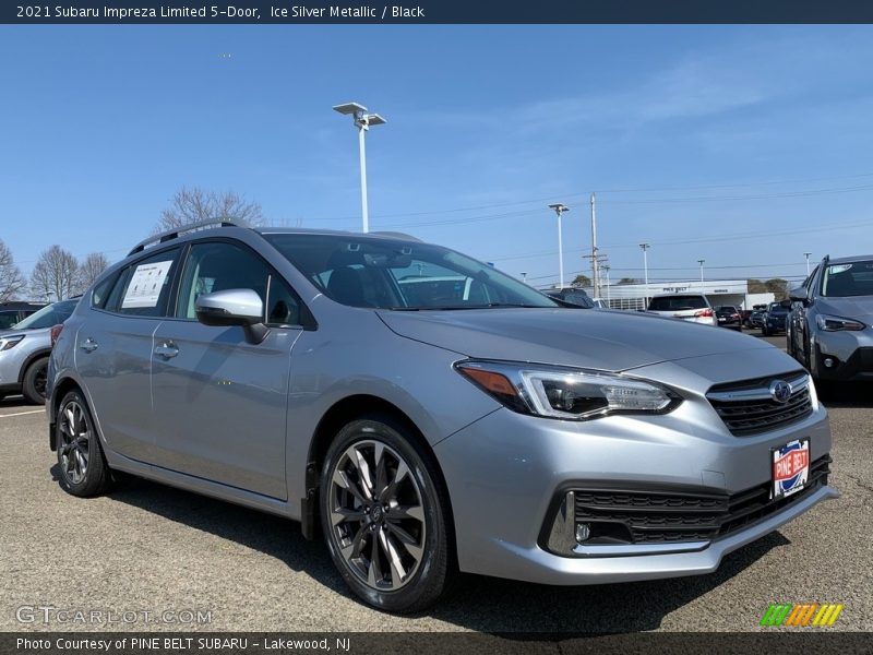 Ice Silver Metallic / Black 2021 Subaru Impreza Limited 5-Door