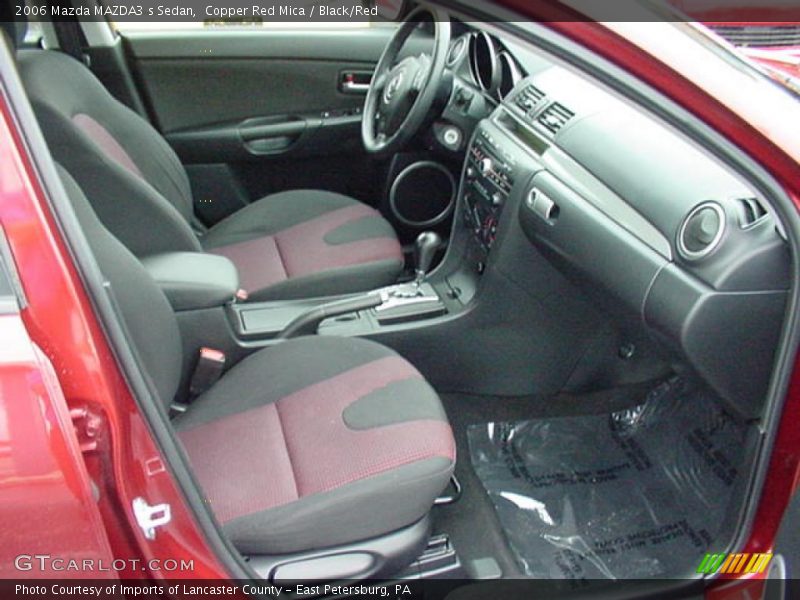 Copper Red Mica / Black/Red 2006 Mazda MAZDA3 s Sedan