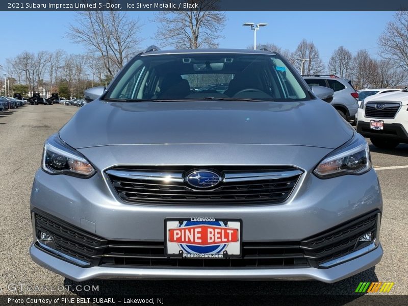 Ice Silver Metallic / Black 2021 Subaru Impreza Limited 5-Door