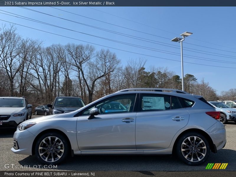 Ice Silver Metallic / Black 2021 Subaru Impreza Limited 5-Door