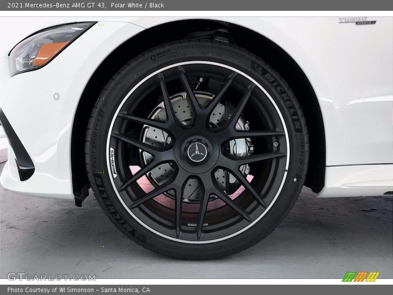 Polar White / Black 2021 Mercedes-Benz AMG GT 43