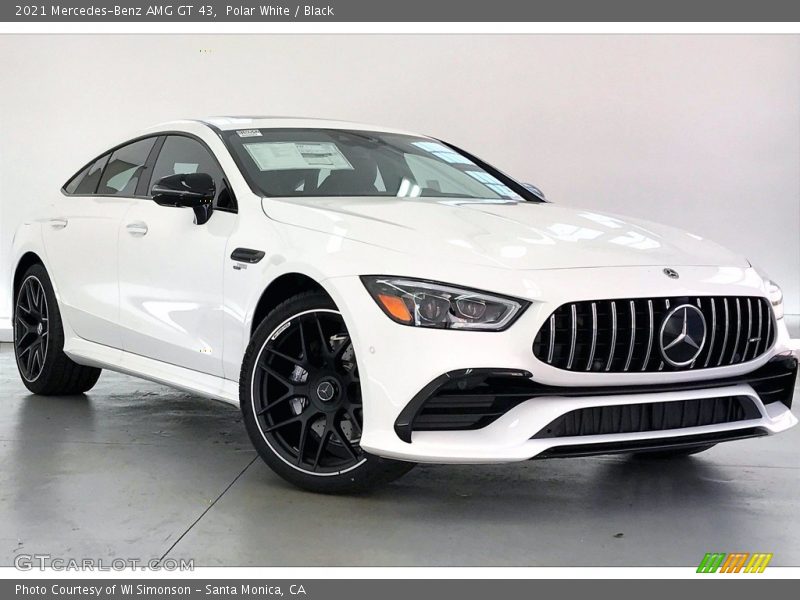 Polar White / Black 2021 Mercedes-Benz AMG GT 43